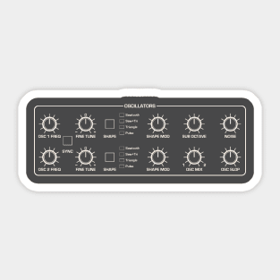 Prophet Rev2 Oscillators Sticker